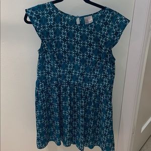 professional blue dress